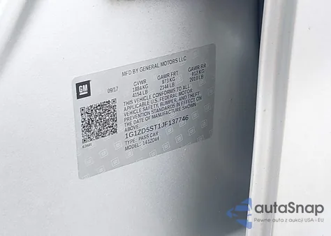 2018 Chevrolet Malibu Lt z USA, uszkodzony, nr VIN 1G1ZD5ST1JF137746